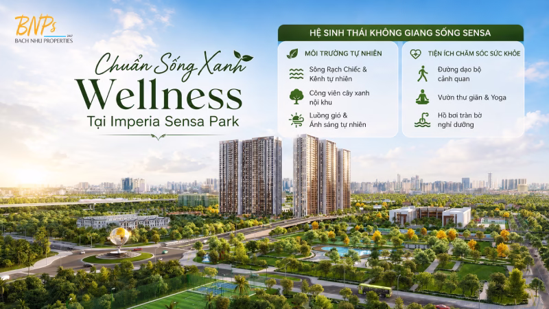 Chuẩn Sống Xanh Wellness Tại Không Gian Sống Imperia Sensa Park - Bách Như Properties - BNPs