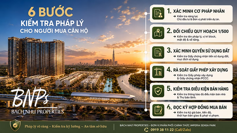Pháp Lý Căn Hộ Imperia Sensa Park: Những Thông Tin Khách Hàng Cần Biết Trước Khi Mua - Bách Như Properties - BNP's