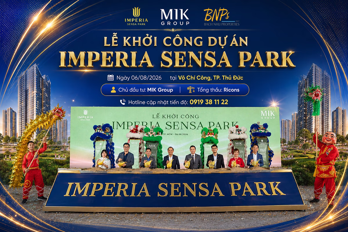 Sự Kiện Khởi Công Imperia Sensa Park Ngày 06/08/2026