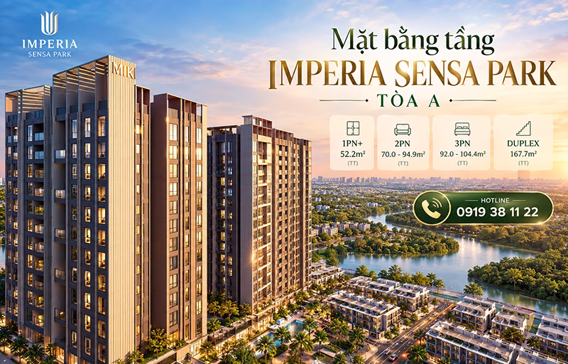 Mặt Bằng Tầng Imperia Sensa Park Tòa A – Phân Tích Chi Tiết Sensa A - Bách Như Properties - BNP's
