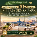 Tại Sao Chỉ Gửi Tiết Kiệm 10% Giá Trị Imperia Sensa Park Mà Vẫn Có Thể Mua Nhà, Lại Còn Được Hưởng Lãi? Giải đáp từ Bách Như Properties - BNP's